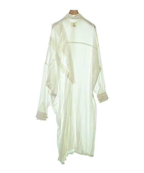 B Yohji Yamamoto（ビーヨウジヤマモト）シャツワンピース 白 サイズ:1(XS位) レディース/2200714023021