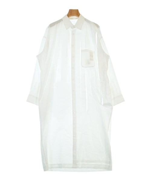 B Yohji Yamamoto（ビーヨウジヤマモト）シャツワンピース 白 サイズ:2(S位) レディース/2200671410049