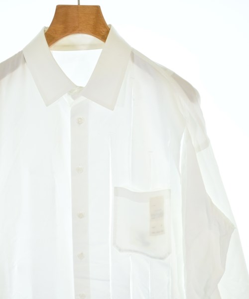 B Yohji Yamamoto（ビーヨウジヤマモト）シャツワンピース 白 サイズ:2(S位) レディース/2200671410049