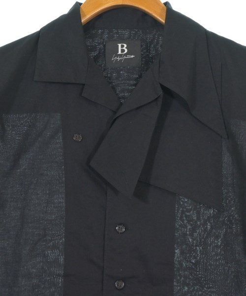 B Yohji Yamamoto（ビーヨウジヤマモト）カジュアルシャツ 黒 サイズ:1(XS位) メンズ/2200722125069