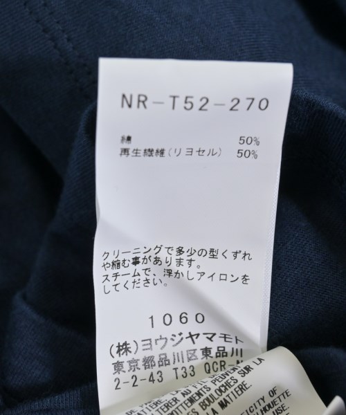 B Yohji Yamamoto（ビーヨウジヤマモト）Tシャツ・カットソー 紺 サイズ:3(M位) レディース/2200725471033