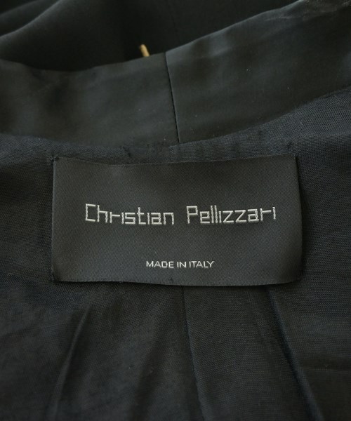 Christian Pellizzari（クリスチャンペリザーリ）テーラードジャケット 黒 サイズ:46(XL位) レディース/2200703876072