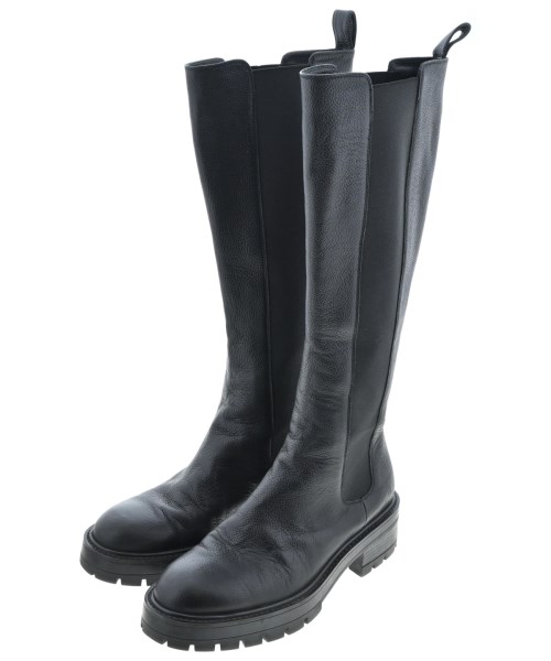 AQUAZZURA(アクアズーラ)ブーツ 黒 サイズ:EU36(22.5cm位)/2200645207071