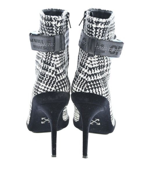 OFF-WHITE（オフホワイト）ブーツ 黒 サイズ:EU38(24.5cm位) レディース/2200640516208