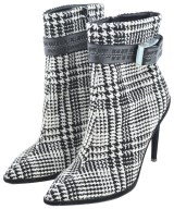 OFF-WHITE（オフホワイト）ブーツ 黒 サイズ:EU38(24.5cm位) レディース/2200640516208