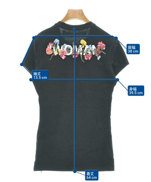 OFF-WHITE（オフホワイト）Tシャツ・カットソー 黒 サイズ:XS レディース/2200621536010