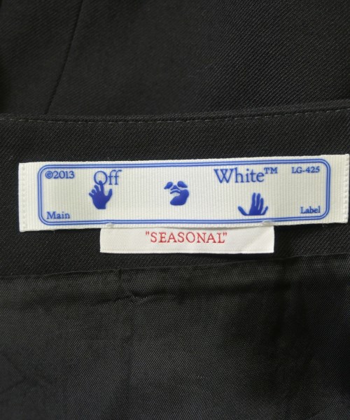 OFF-WHITE（オフホワイト）ミニスカート 黒 サイズ:38(S位) レディース/2200620951371