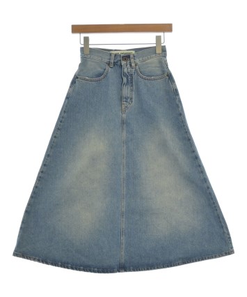 OFF-WHITE（オフホワイト）ロング・マキシ丈スカート 青 サイズ