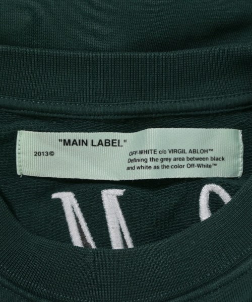 OFF-WHITE（オフホワイト）スウェット 緑 サイズ:S レディース/2200693368199