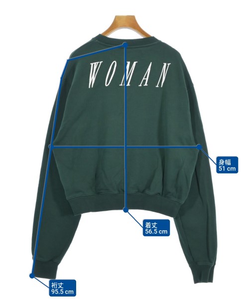 OFF-WHITE（オフホワイト）スウェット 緑 サイズ:S レディース/2200693368199