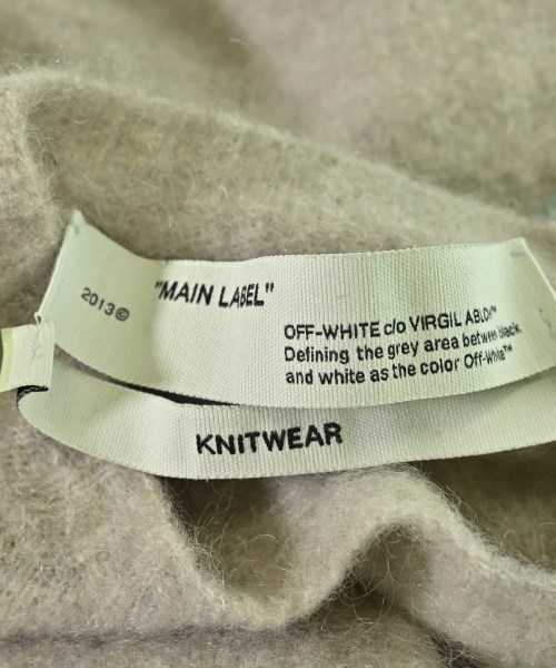OFF-WHITE（オフホワイト）ニット・セーター ベージュ サイズ:36(XS位) レディース/2200657631048