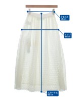 OFF-WHITE（オフホワイト）ロング・マキシ丈スカート 白 サイズ:40(M位) レディース/2200659884022