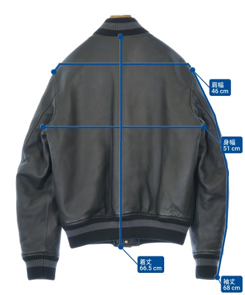 OFF-WHITE（オフホワイト）スタジャン 黒 サイズ:38(S位) レディース/2200648455011