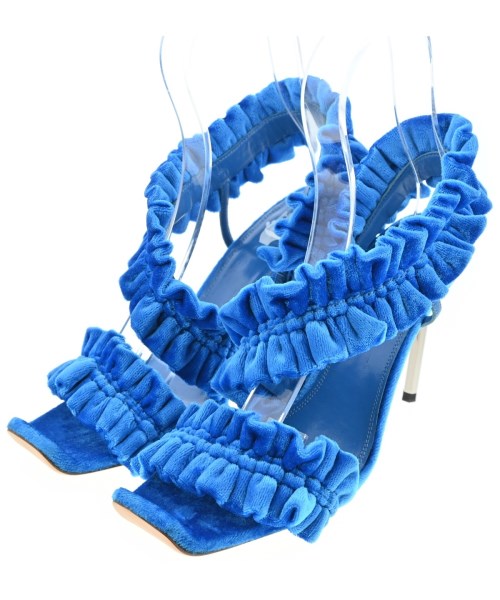 OFF-WHITE(オフホワイト)サンダル 青 サイズ:38(24cm位)/2200666845023