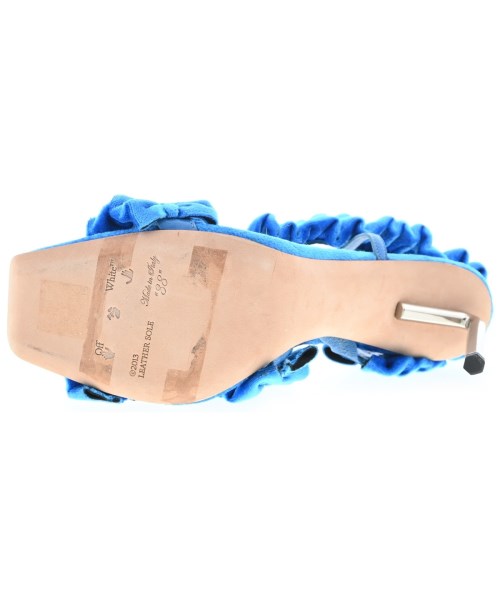 OFF-WHITE（オフホワイト）サンダル 青 サイズ:38(24cm位) レディース/2200666845023