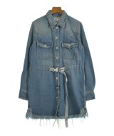 OFF-WHITE（オフホワイト）ワンピース 青 サイズ:38(S位) レディース/2200730471059