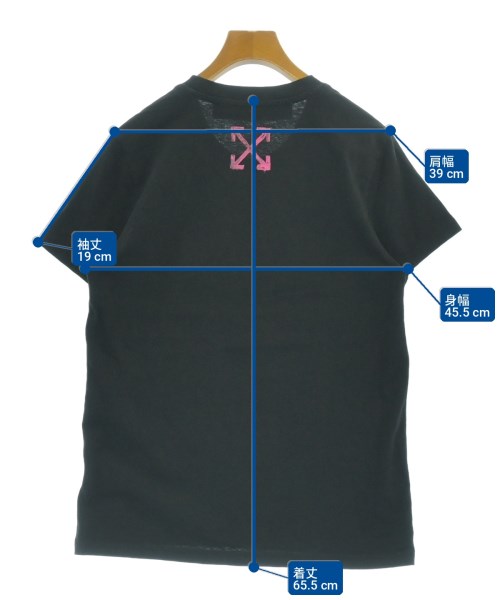 OFF-WHITE（オフホワイト）Tシャツ・カットソー 黒 サイズ:S レディース/2200728863026