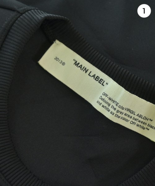 OFF-WHITE（オフホワイト）Tシャツ・カットソー 黒 サイズ:44(L位) レディース/2200687385058