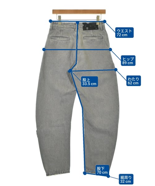 OFF-WHITE（オフホワイト）デニムパンツ グレー サイズ:25(S位) レディース/2200689735110