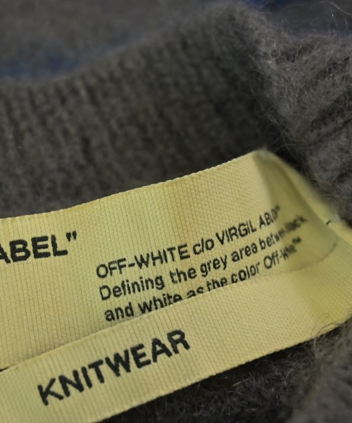 OFF-WHITE（オフホワイト）ニット・セーター グレー サイズ:M レディース/2200692316016