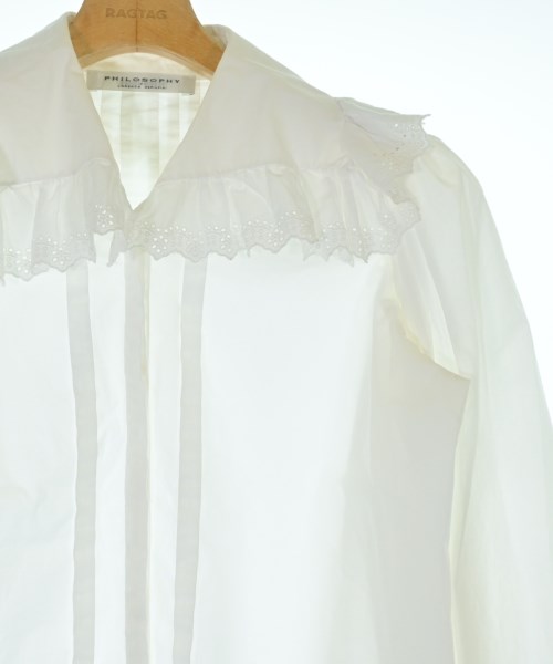 PHILOSOPHI DI LORENZO SERAFINI（フィロソフィディロレンツォセラフィニ）ブラウス 白 サイズ:38(S位) レディース/2200621504194