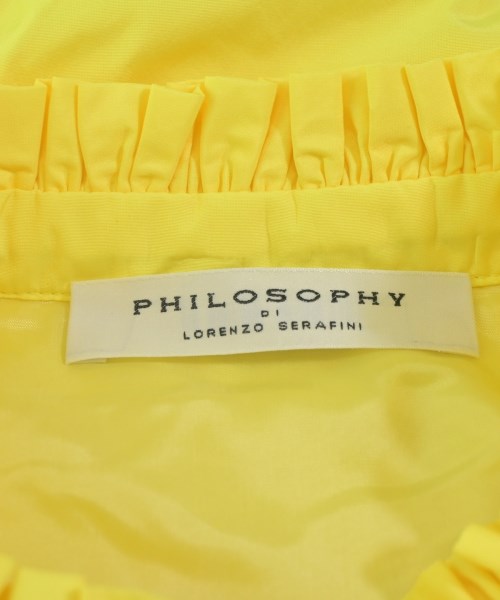 PHILOSOPHI DI LORENZO SERAFINI（フィロソフィディロレンツォセラフィニ）ワンピース 黄 サイズ:40(M位) レディース/2200637733137