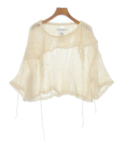 PHILOSOPHY DI LORENZO SERAFINI(フィロソフィディロレンツォセラフィニ)ニット・セーター 白 サイズ:40(M位)/2200663879151