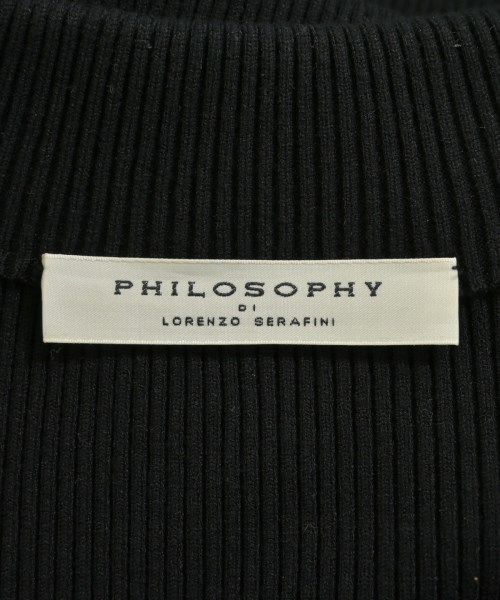 PHILOSOPHI DI LORENZO SERAFINI（フィロソフィディロレンツォセラフィニ）ワンピース 黒 サイズ:40(M位) レディース/2200732917180
