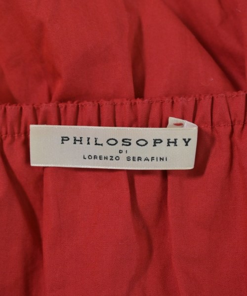 PHILOSOPHI DI LORENZO SERAFINI（フィロソフィディロレンツォセラフィニ）ワンピース 赤 サイズ:42(M位) レディース/2200715170465
