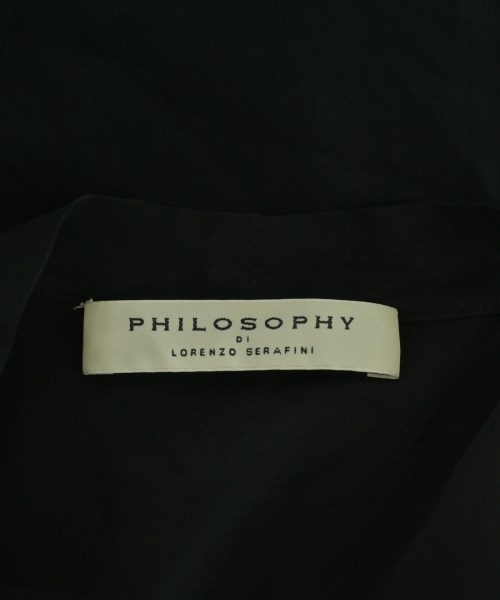 PHILOSOPHI DI LORENZO SERAFINI（フィロソフィディロレンツォセラフィニ）ブラウス 黒 サイズ:40(M位) レディース/2200717254293