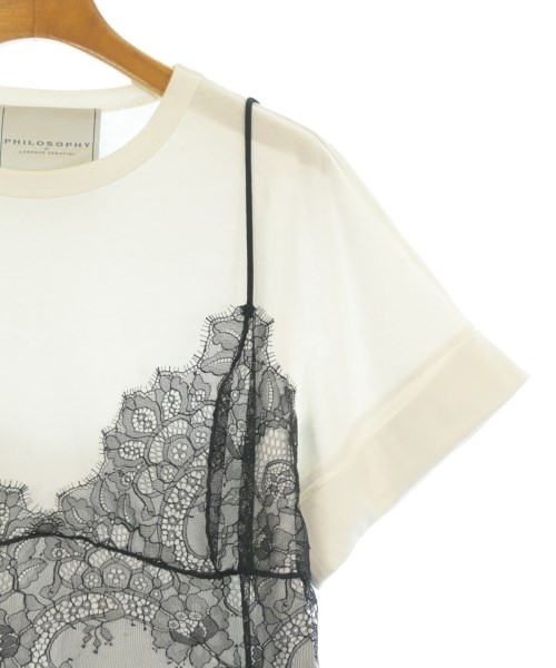 PHILOSOPHI DI LORENZO SERAFINI（フィロソフィディロレンツォセラフィニ）Tシャツ・カットソー 白 サイズ:XS レディース/2200682886475