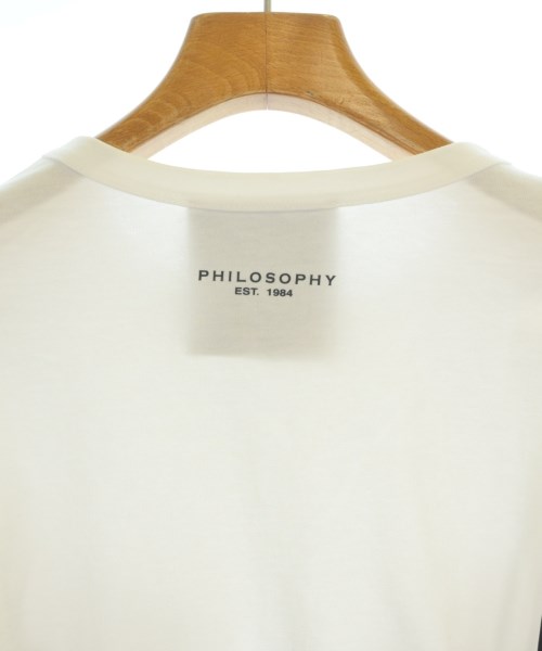PHILOSOPHI DI LORENZO SERAFINI（フィロソフィディロレンツォセラフィニ）Tシャツ・カットソー 白 サイズ:XS レディース/2200682886475