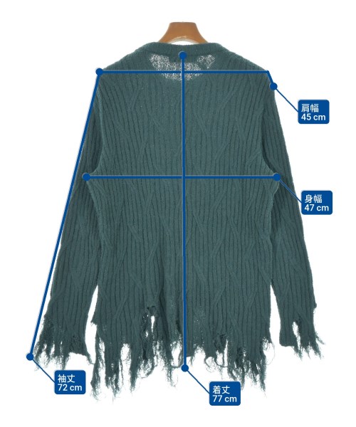 Kiko Kostadinov（キココスタディノフ）ニット・セーター 緑 サイズ:46(M位) メンズ/2200622842066