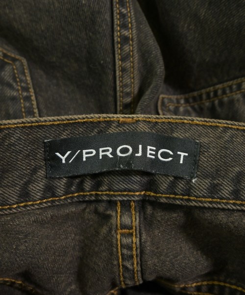 Y/Project（ワイプロジェクト）デニムパンツ 茶 サイズ:28(S位) メンズ/2200638830019