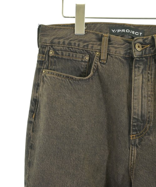 Y/Project（ワイプロジェクト）デニムパンツ 茶 サイズ:28(S位) メンズ/2200638830019