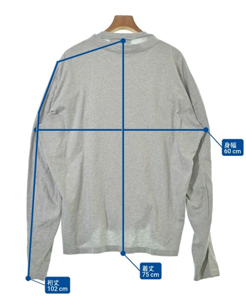 Y/Project（ワイプロジェクト）Tシャツ・カットソー グレー サイズ:XXS メンズ/2200633926021