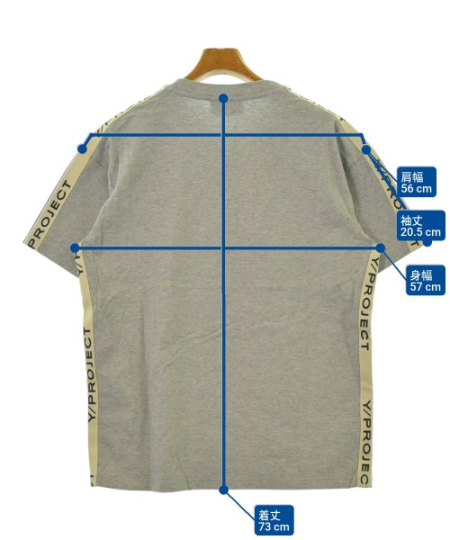 Y/Project（ワイプロジェクト）Tシャツ・カットソー グレー サイズ:S メンズ/2200655271031