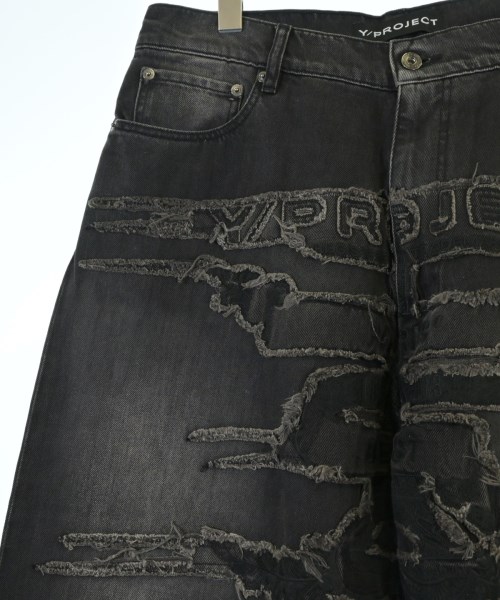 Y/Project（ワイプロジェクト）デニムパンツ 黒 サイズ:31(M位) メンズ/2200657715120