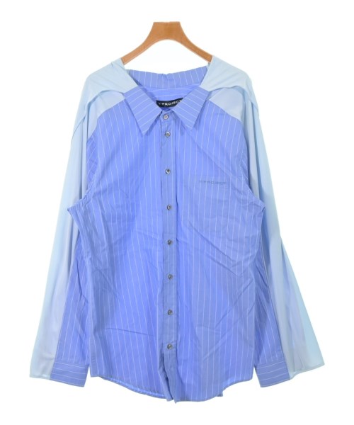 Y/Project(ワイプロジェクト)カジュアルシャツ 青 サイズ:XS/2200665048081