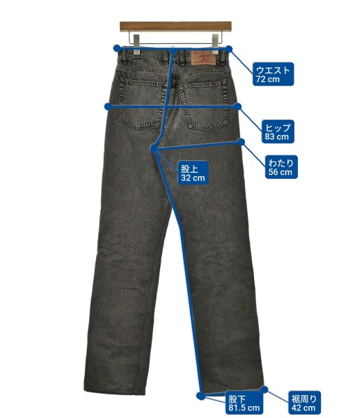 Y/Project（ワイプロジェクト）デニムパンツ グレー サイズ:27(XS位) メンズ/2200665988035