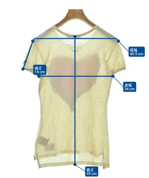 ANGLOMANIA（アングロマニア）Tシャツ・カットソー ベージュ サイズ:XS レディース/2200680790019