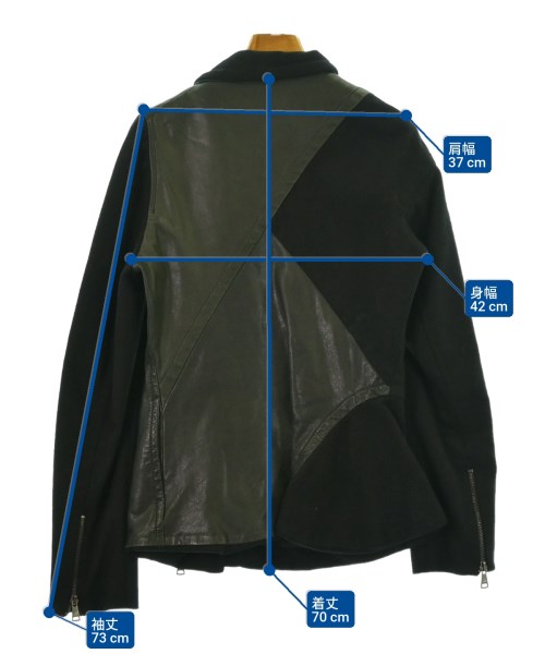 ANGLOMANIA（アングロマニア）ライダース 黒 サイズ:42(M位) レディース/2200650657113