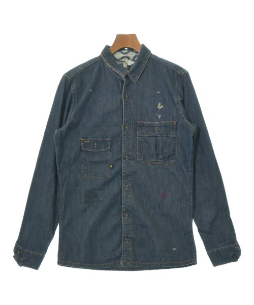 ANGLOMANIA(アングロマニア)カジュアルシャツ 紺 サイズ:S/2200653093024