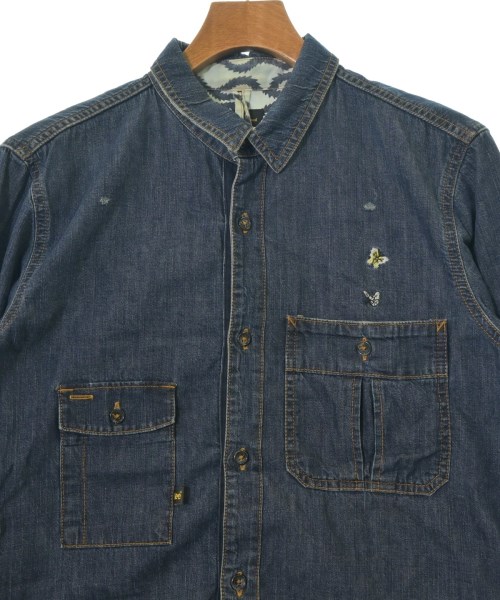 ANGLOMANIA（アングロマニア）カジュアルシャツ 紺 サイズ:S メンズ/2200653093024