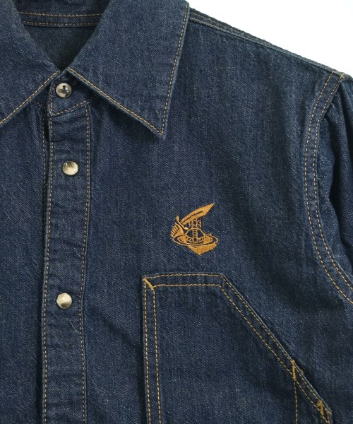 ANGLOMANIA（アングロマニア）カジュアルシャツ 紺 サイズ:XS メンズ/2200654277041