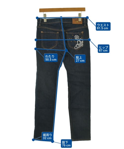 ANGLOMANIA（アングロマニア）デニムパンツ 紺 サイズ:27(XS位) メンズ/2200664013028