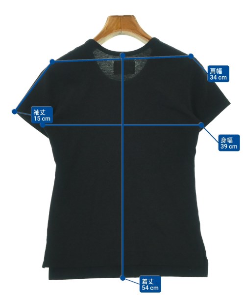ANGLOMANIA（アングロマニア）Tシャツ・カットソー 黒 サイズ:36(XS位) レディース/2200686767046