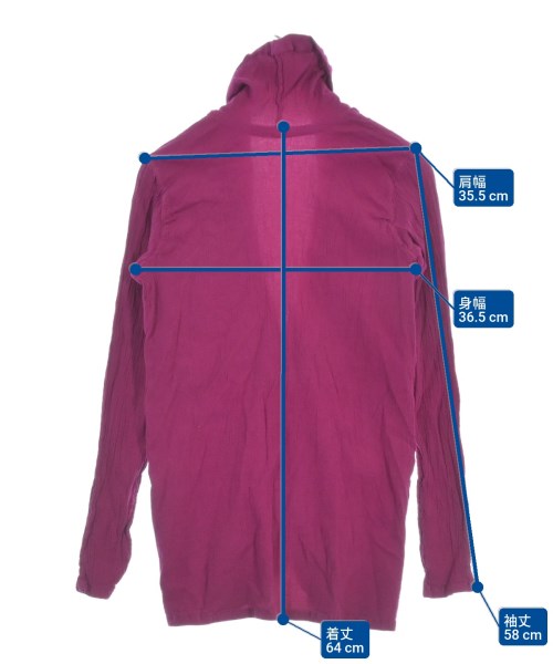 me ISSEY MIYAKE（ミーイッセイミヤケ）カジュアルシャツ 赤 サイズ:-(S位) レディース/2200635386106