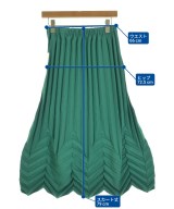 me ISSEY MIYAKE（ミーイッセイミヤケ）ロング・マキシ丈スカート 緑 サイズ:-(M位) レディース/2200629233089
