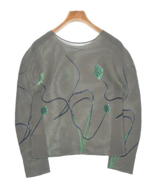 me ISSEY MIYAKE（ミーイッセイミヤケ）ブラウス カーキ サイズ:-(S位) レディース/2200624351078